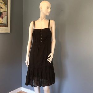 NWOT Milly Brown Linen Dress Sz 8